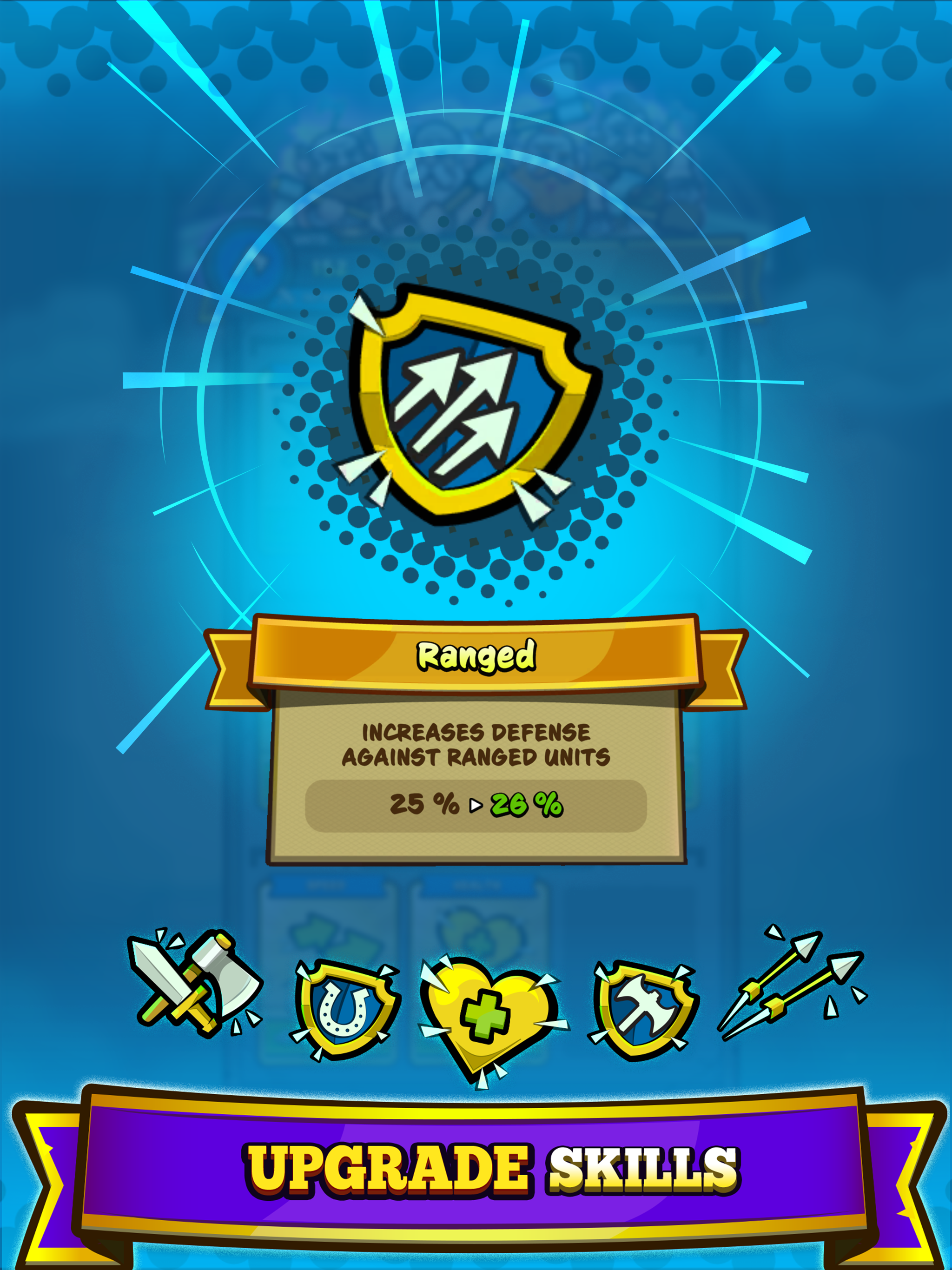 Upgrade units to higher level