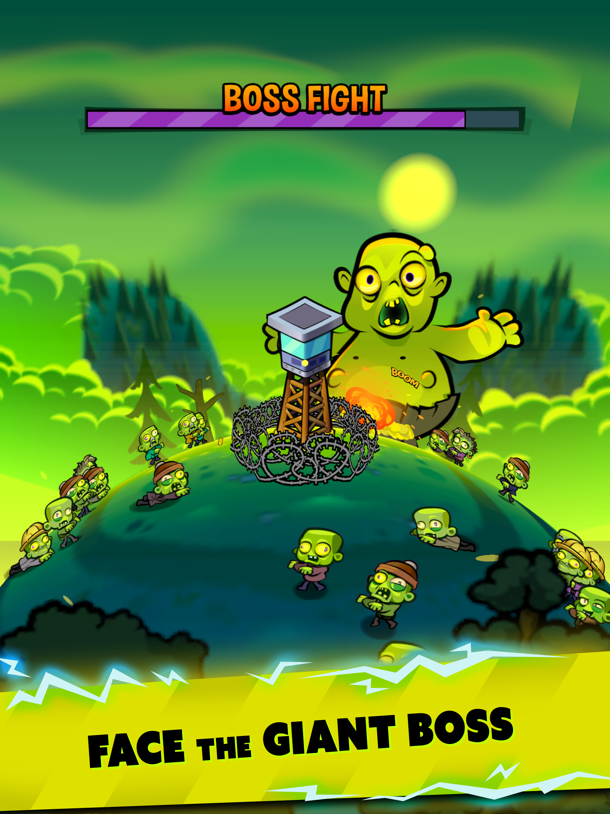 Upgrade towers to make more damage